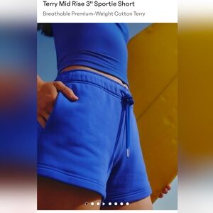 Athleta Blue Athletic Shorts